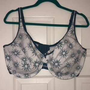 Underwire non padded full coverage bra 42G